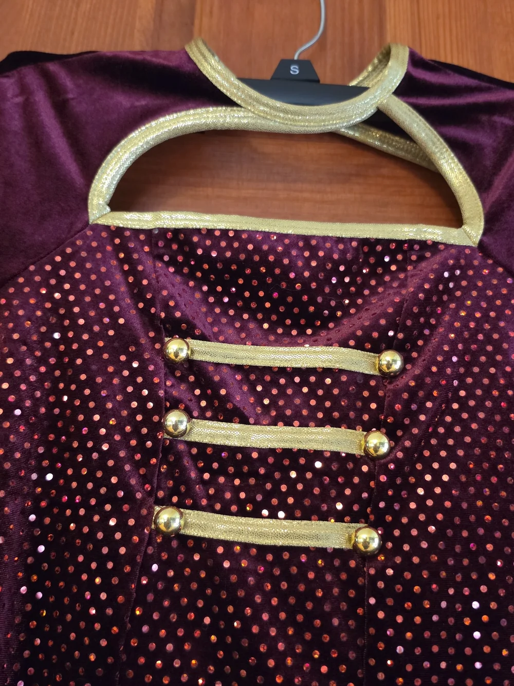Curtain Call bellhop-style jazz dance costume